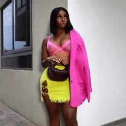 Bluebella - US Lilia Mesh Wired Bra Fandango Pink