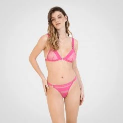 Bluebella - US Bras Lilia Mesh Non Wired Bra Fandango Pink