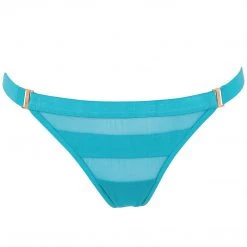 Bluebella - US Lilia Mesh Thong Peacock Blue Panties