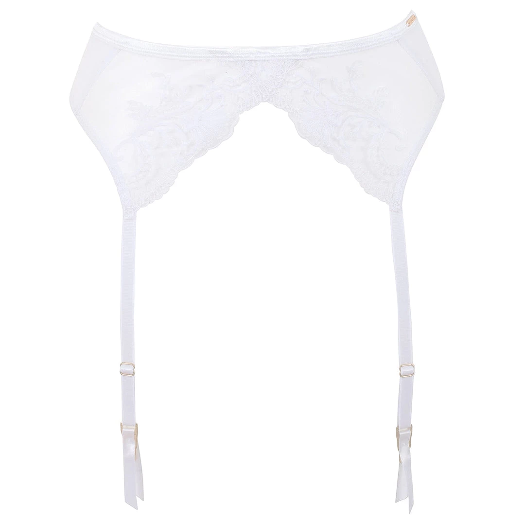 Bluebella - US Marseille Suspender White Lingerie 3 Bluebella - US Marseille Suspender White Lingerie