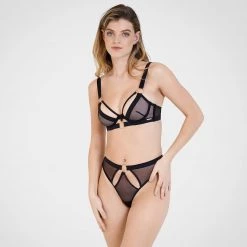 Bluebella - US Panties Nola High-waist Thong Black