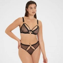 Bluebella - US Panties Nola High-waist Thong Black