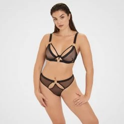 Bluebella - US Panties Nola High-waist Thong Black