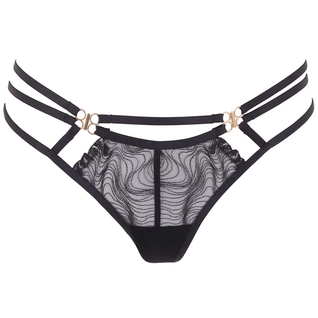 Bluebella - US Panties Cassia Thong Black 3 Bluebella - US Panties Cassia Thong Black