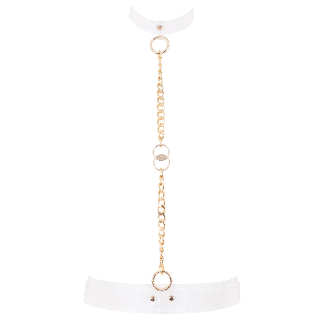 Bluebella - US Daniela Harness Clear/Gold Lingerie 3 Bluebella - US Daniela Harness Clear/Gold Lingerie