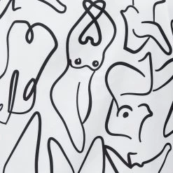 Bluebella - US Emcee Shirt And Short Set White/Black Nightwear