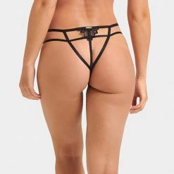 Bluebella - US Panties Lana Open-Back Harness Panty Black
