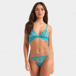 Bluebella - US Marseille Lace Bralette Peacock Blue Bras