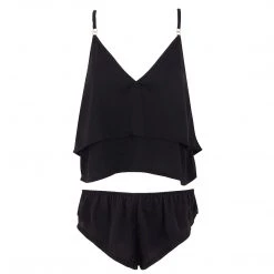 Bluebella - US Delaney Cami And Short Set Black New In 12 Bluebella - US Delaney Cami And Short Set Black New In