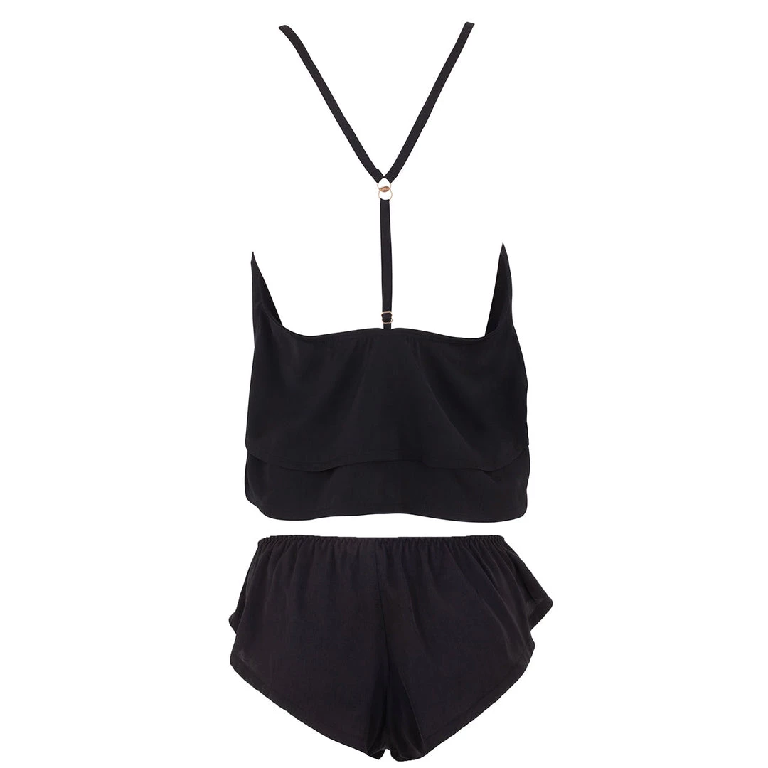 Bluebella - US Delaney Cami And Short Set Black New In 4 Bluebella - US Delaney Cami And Short Set Black New In