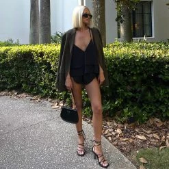 Bluebella - US Delaney Cami And Short Set Black New In 19 Bluebella - US Delaney Cami And Short Set Black New In