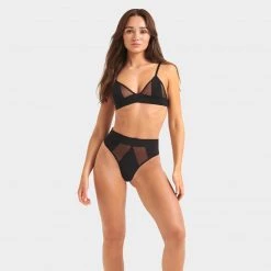 Bluebella - US Orla High-Waist Panty Black New In