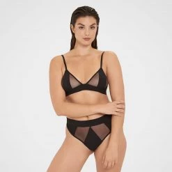 Bluebella - US Orla High-Waist Panty Black New In