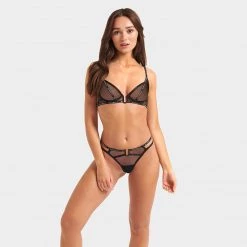 Bluebella - US Sadie Thong Black/White