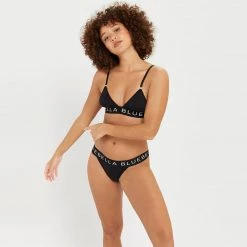 Bluebella - US Lulu Eco Bamboo Non Wired Bra Black/White Bras