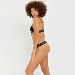 Bluebella - US Lulu Eco Bamboo Thong Black/White Panties