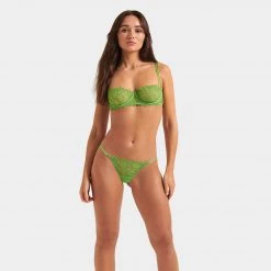 Bluebella - US Audrey Panty Forest Green Panties