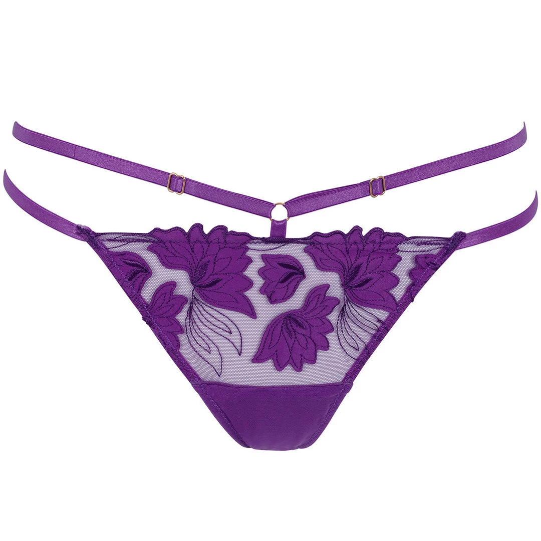 Bluebella - US Isla Thong Electric Purple Panties 3 Bluebella - US Isla Thong Electric Purple Panties