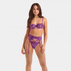 Bluebella - US Lingerie Isla Suspender Electric Purple 13 Bluebella - US Lingerie Isla Suspender Electric Purple
