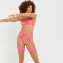 Bluebella - US Marseille Suspender Fandango Pink Lingerie 19 Bluebella - US Marseille Suspender Fandango Pink Lingerie