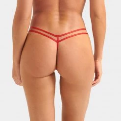 Bluebella - US Anaya Thong Flame Scarlet Panties