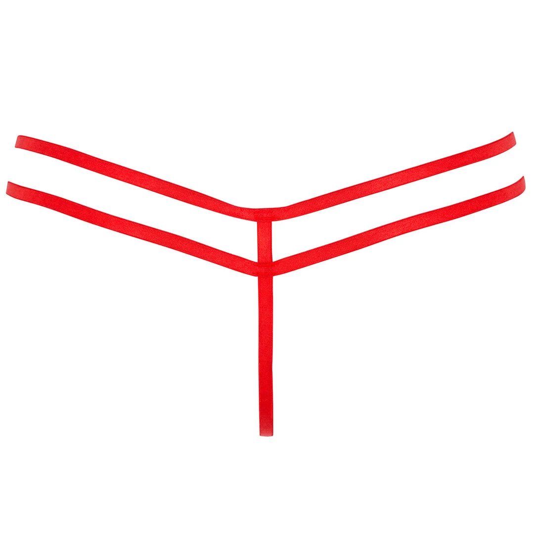 Bluebella - US Anaya Thong Flame Scarlet Panties 4 Bluebella - US Anaya Thong Flame Scarlet Panties