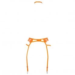 Bluebella - US Colette Suspender Harness Orange Peel Lingerie