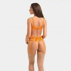 Bluebella - US Colette Suspender Harness Orange Peel Lingerie