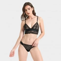 Bluebella - US Tori Soft Bralette Black New In
