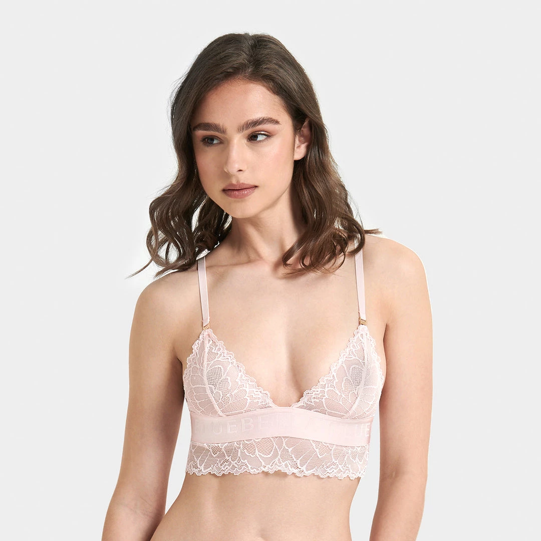 Bluebella - US New In Tori Soft Bralette Pale Pink 1 Bluebella - US New In Tori Soft Bralette Pale Pink
