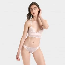 Bluebella - US New In Tori Soft Bralette Pale Pink 26 Bluebella - US New In Tori Soft Bralette Pale Pink