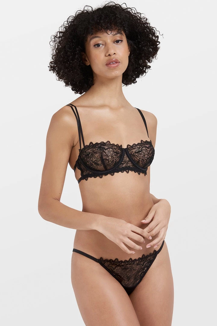 Bluebella Set: Audrey Black Bra & Panty 4 Bluebella Set: Audrey Black Bra & Panty