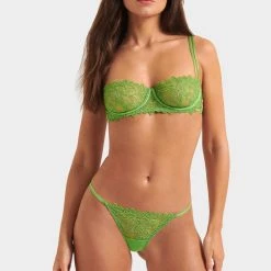 Bluebella Set: Audrey Forest Green Bra & Panty
