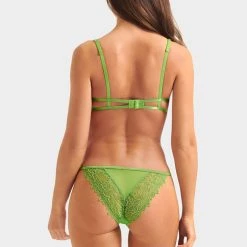 Bluebella Set: Audrey Forest Green Bra & Panty