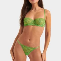 Bluebella Set: Audrey Forest Green Bra & Panty