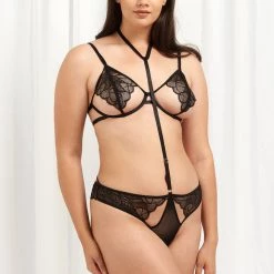 Bluebella Set: Emerson Black Bra & Panty