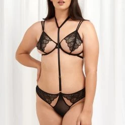 Bluebella Set: Emerson Black Bra & Panty