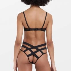 Bluebella Set: Emilia Black Bra & Panty