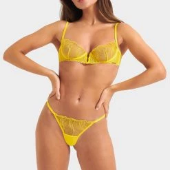Bluebella Set: Irena Blazing Yellow Bra & Panty