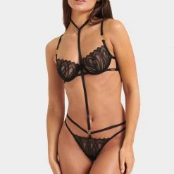 Bluebella Set: Lana Black Bra & Panty