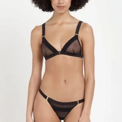 Bluebella Set: Lilia Soft Black Bra & Panty