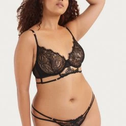 Bluebella Set: Lumi Black Bra & Thong