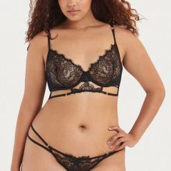 Bluebella Set: Lumi Black Bra & Thong