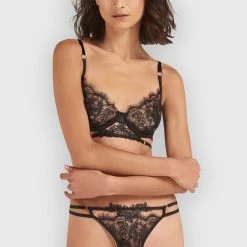 Bluebella Set: Lumi Black Bra & Thong