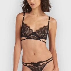 Bluebella Set: Lumi Black Bra & Thong