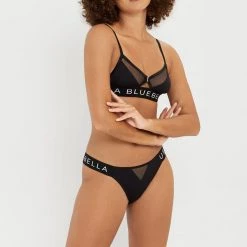 Bluebella Set: Mabel Black/White Bra & Panty