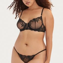 Bluebella Set: Marseille Black Bra & Thong 19 Bluebella Set: Marseille Black Bra & Thong