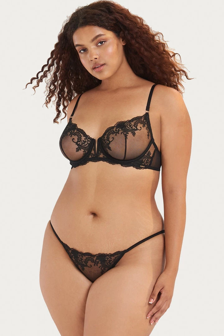 Bluebella Set: Marseille Black Bra & Thong 9 Bluebella Set: Marseille Black Bra & Thong