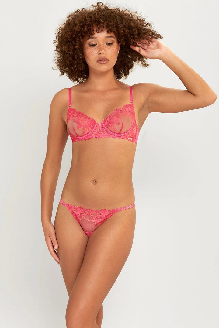 Bluebella Bra & Panty Set: Marseille Fandango Pink 7 Bluebella Bra & Panty Set: Marseille Fandango Pink