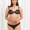 Bluebella Set: Nova Closed Black Bra & Panty
